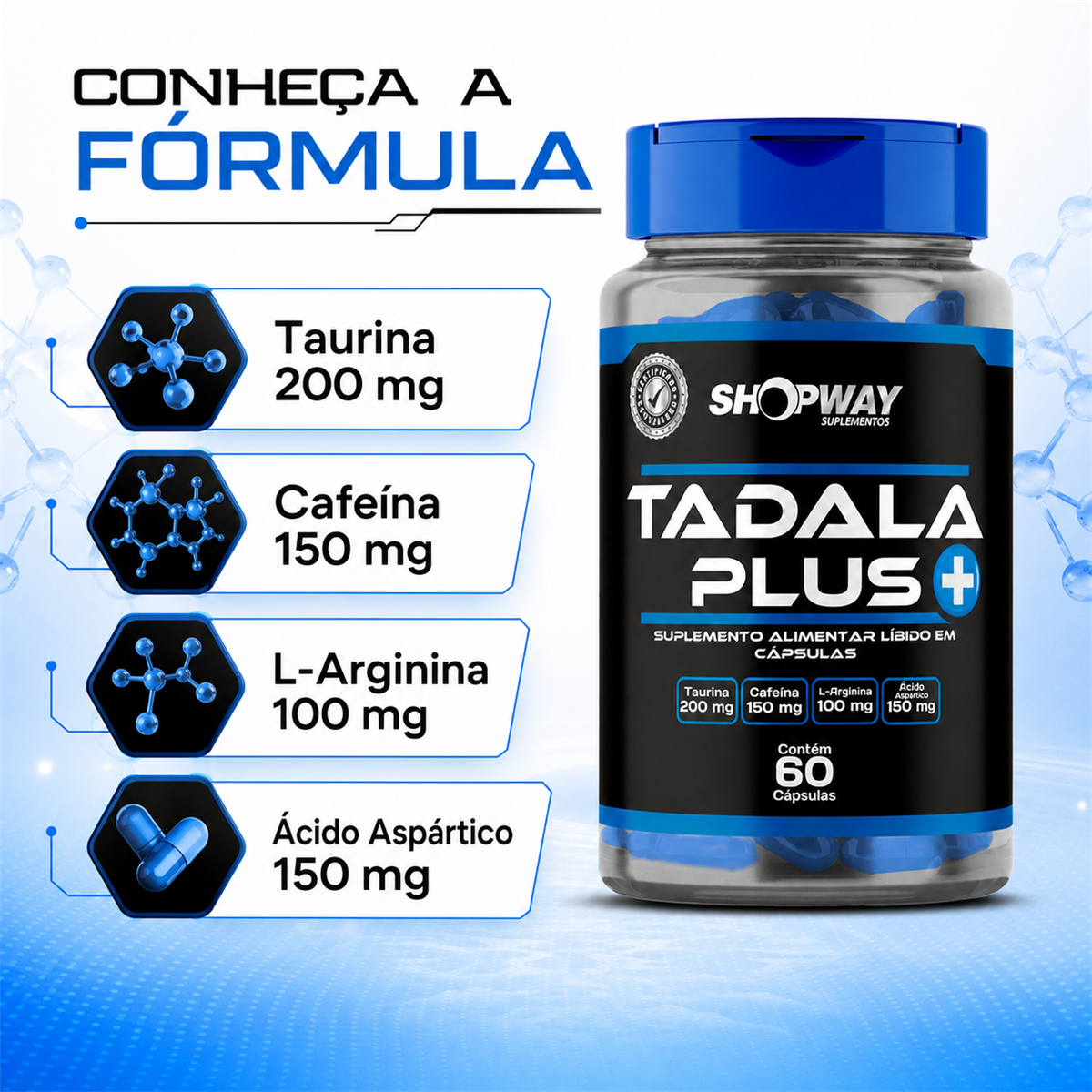 Composição informada no rótulo do Tadala Plus
